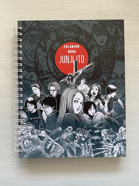 Libro para colorear Junji Ito 1