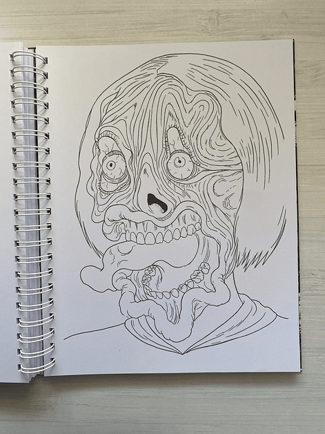 Libro para colorear Junji Ito 2