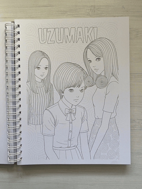 Libro para colorear Junji Ito 3