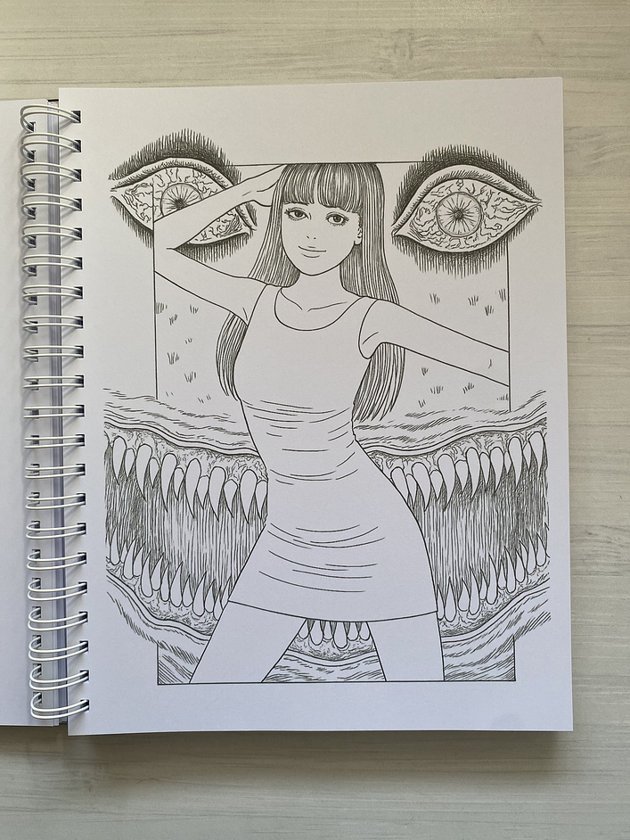 Libro para colorear Junji Ito 4