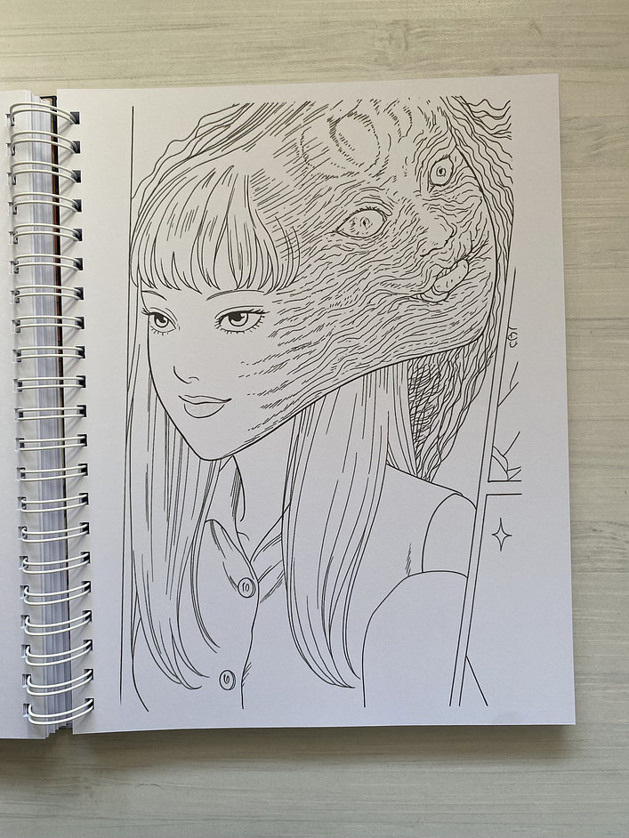 Libro para colorear Junji Ito 6