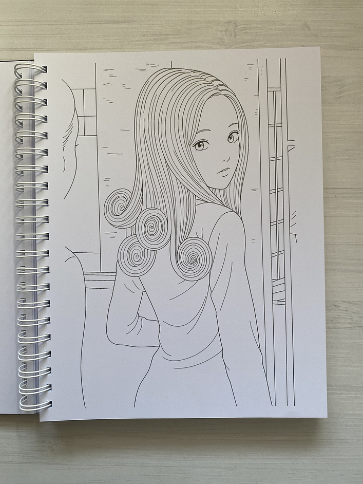 Libro para colorear Junji Ito 7