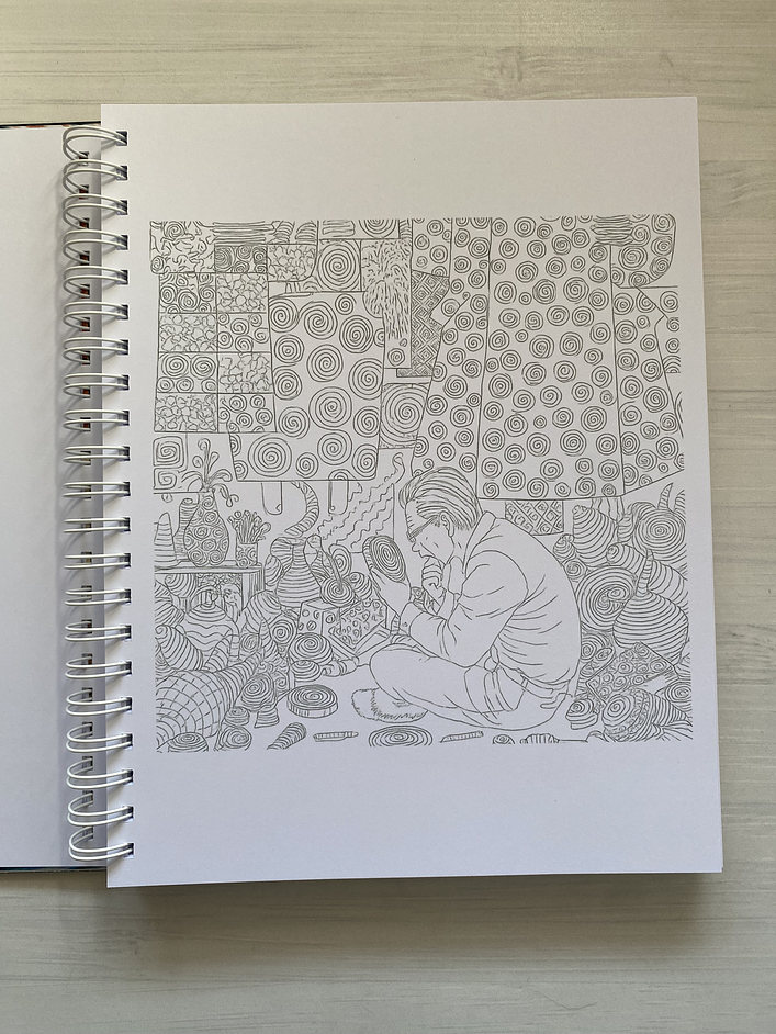 Libro para colorear Junji Ito 8