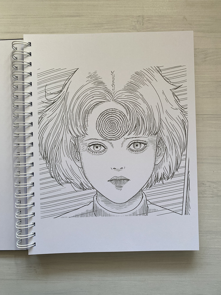 Libro para colorear Junji Ito 9