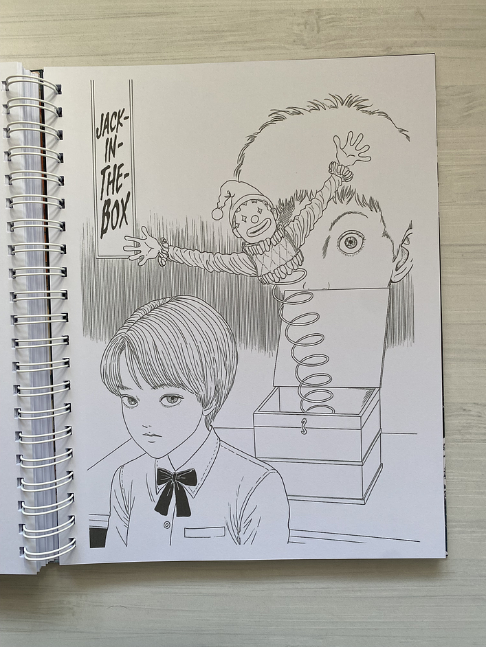 Libro para colorear Junji Ito 12