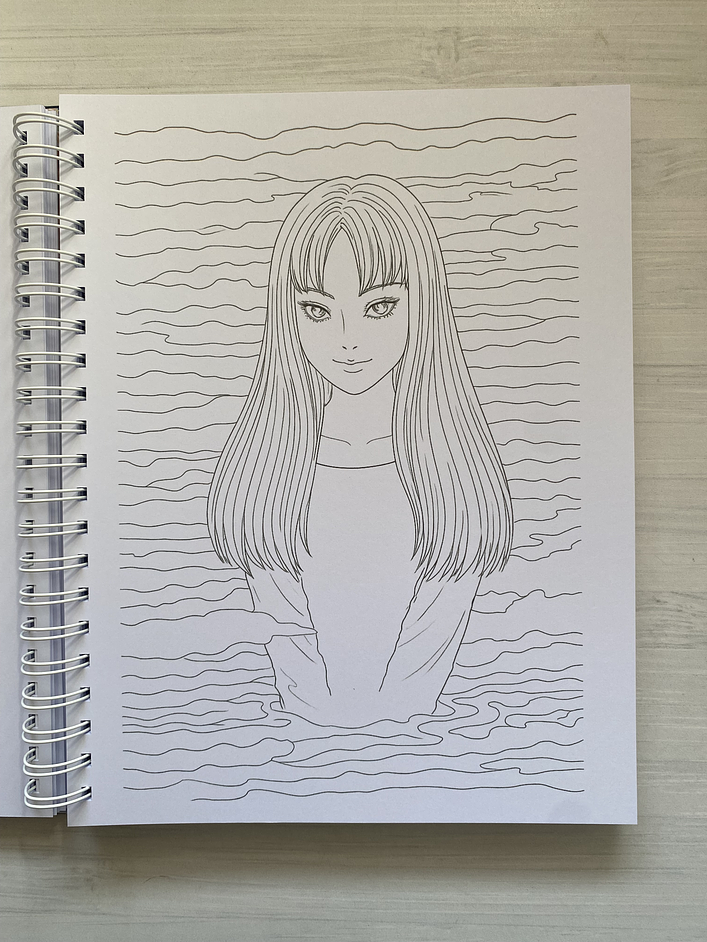 Libro para colorear Junji Ito 15