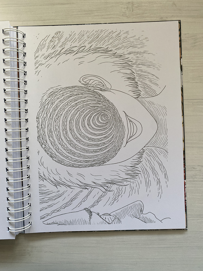 Libro para colorear Junji Ito 16