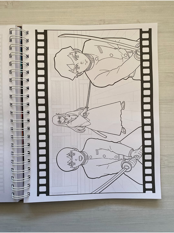 Libro para colorear La pelicula, Demon Slayer: Kimetsu no Yaiba: El Castillo Infinito 3