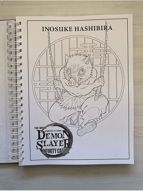 Libro para colorear La pelicula, Demon Slayer: Kimetsu no Yaiba: El Castillo Infinito 4