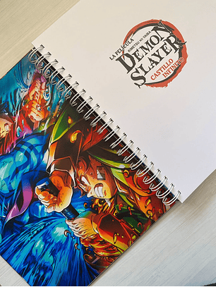Libro para colorear La pelicula, Demon Slayer: Kimetsu no Yaiba: El Castillo Infinito