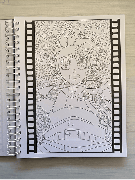 Libro para colorear La pelicula, Demon Slayer: Kimetsu no Yaiba: El Castillo Infinito 7