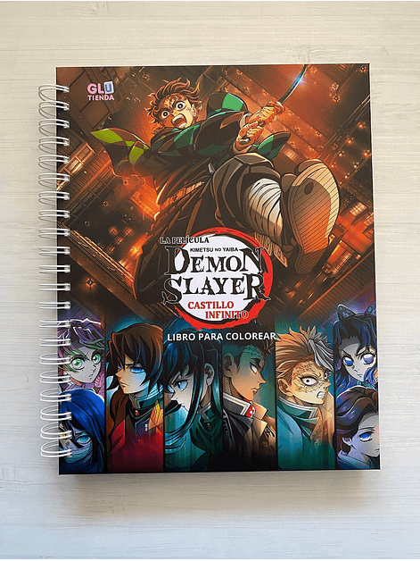 Libro para colorear La pelicula, Demon Slayer: Kimetsu no Yaiba: El Castillo Infinito 1