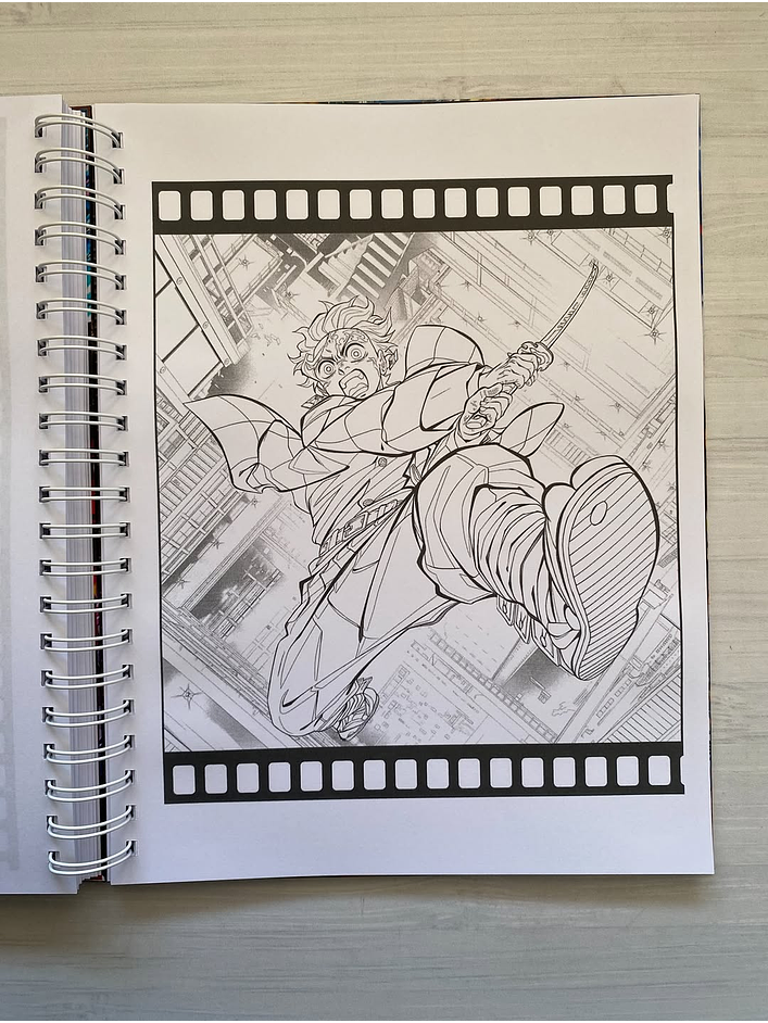 Libro para colorear La pelicula, Demon Slayer: Kimetsu no Yaiba: El Castillo Infinito 11