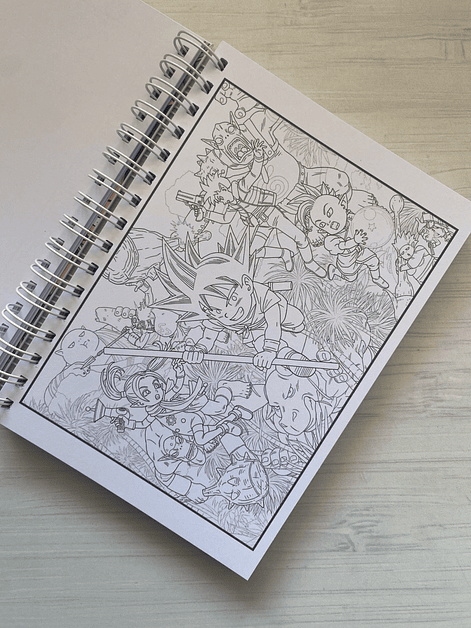 Libro para colorear Dragón Ball Daima 7