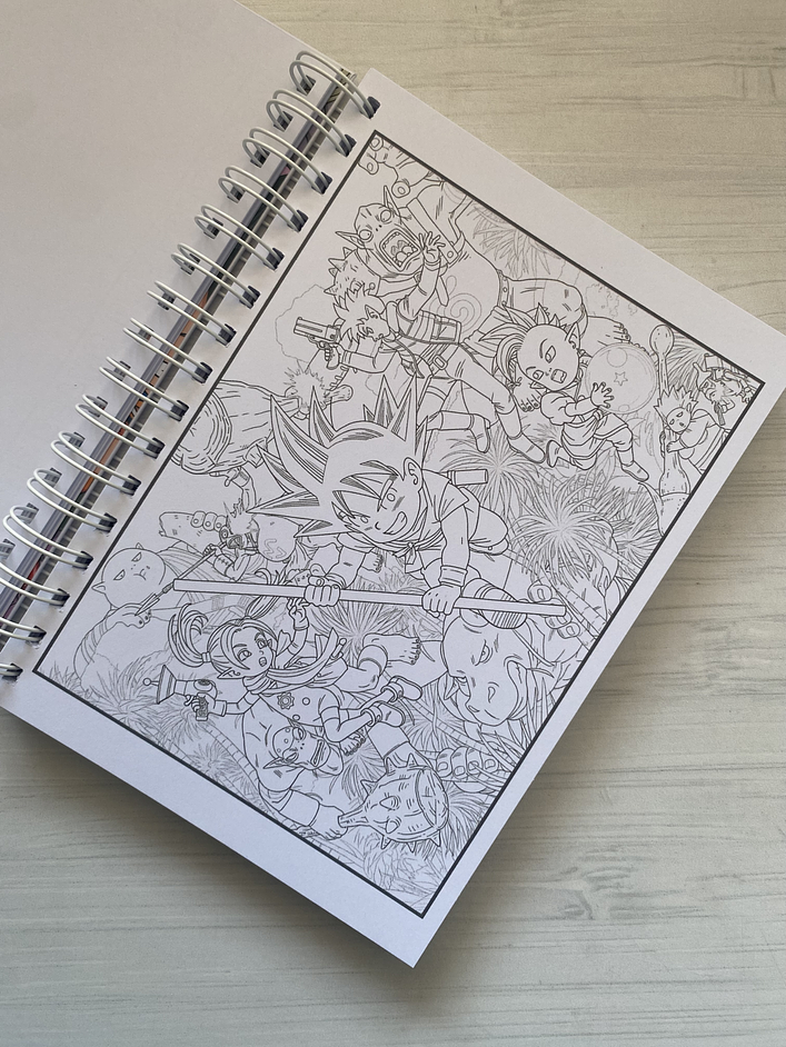 Libro para colorear Dragón Ball Daima 7