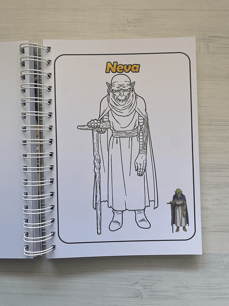 Libro para colorear Dragón Ball Daima 15