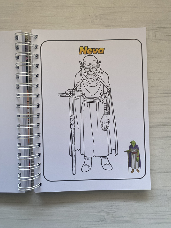 Libro para colorear Dragón Ball Daima 15