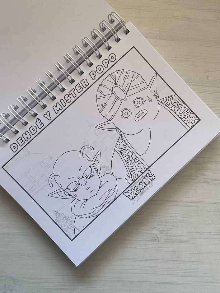 Libro para colorear Dragón Ball Daima 16