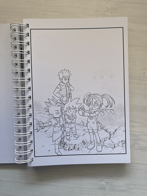Libro para colorear Dragón Ball Daima 17