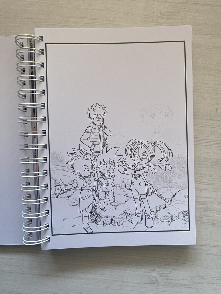 Libro para colorear Dragón Ball Daima 17