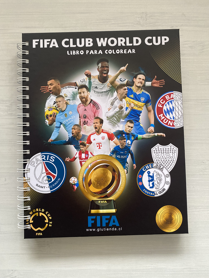 Libro para colorear “Mundial de Clubes” 1