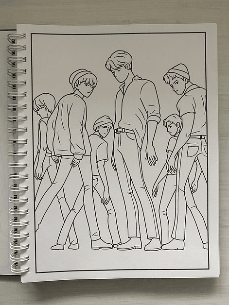 Libro para colorear “KPop Demon Hunters” 4