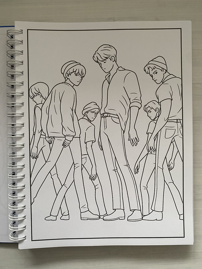 Libro para colorear “KPop Demon Hunters” 4