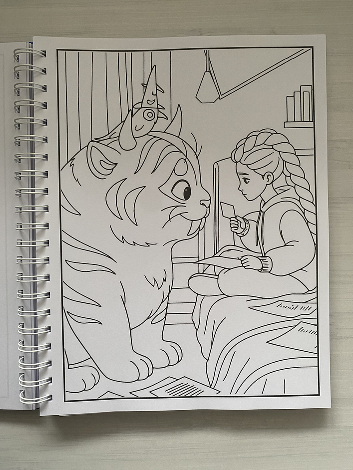 Libro para colorear “KPop Demon Hunters” 5