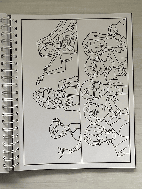 Libro para colorear “KPop Demon Hunters” 9