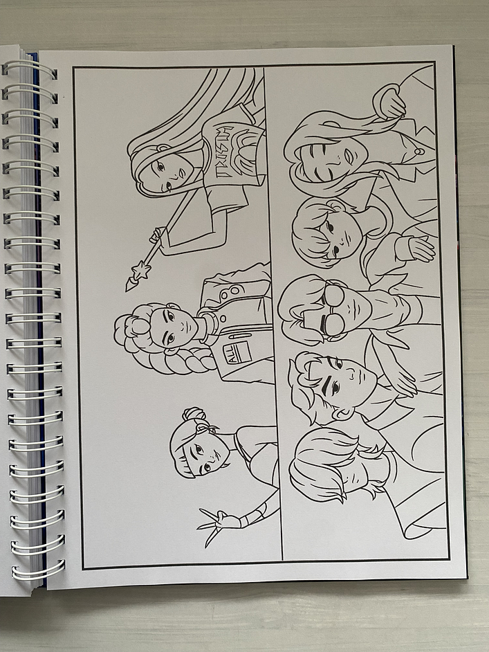 Libro para colorear “KPop Demon Hunters” 9