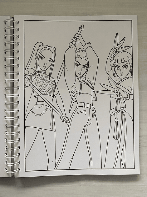 Libro para colorear “KPop Demon Hunters” 11