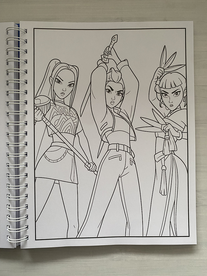 Libro para colorear “KPop Demon Hunters” 11