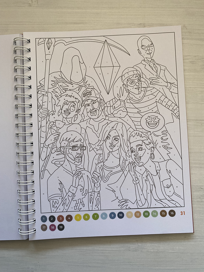 Libro para colorear Videojuegos  3