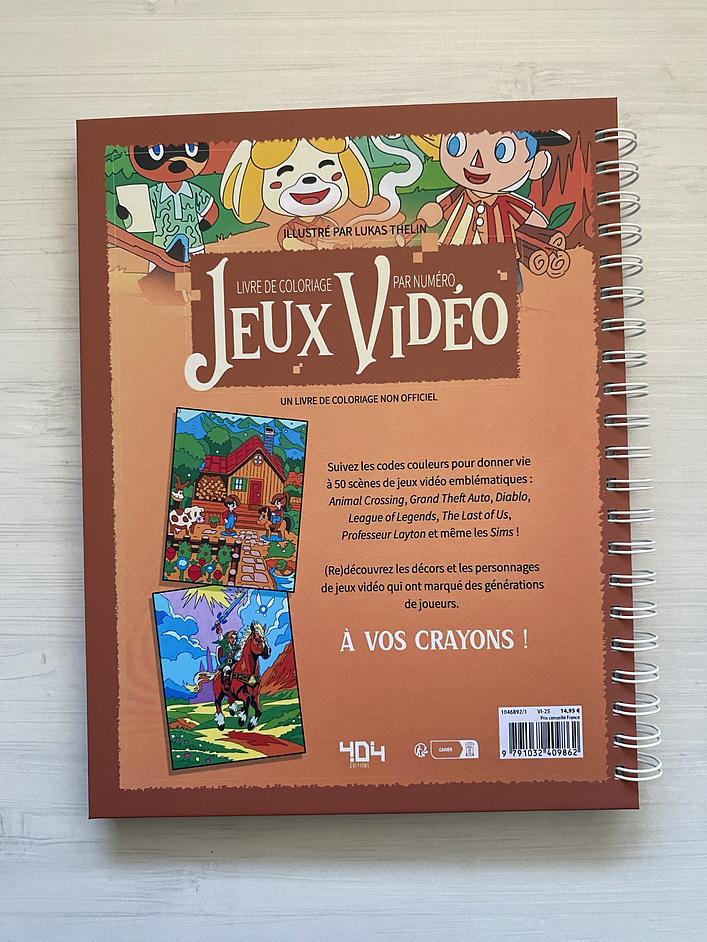 Libro para colorear Videojuegos  10