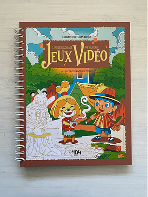 Libro para colorear Videojuegos 