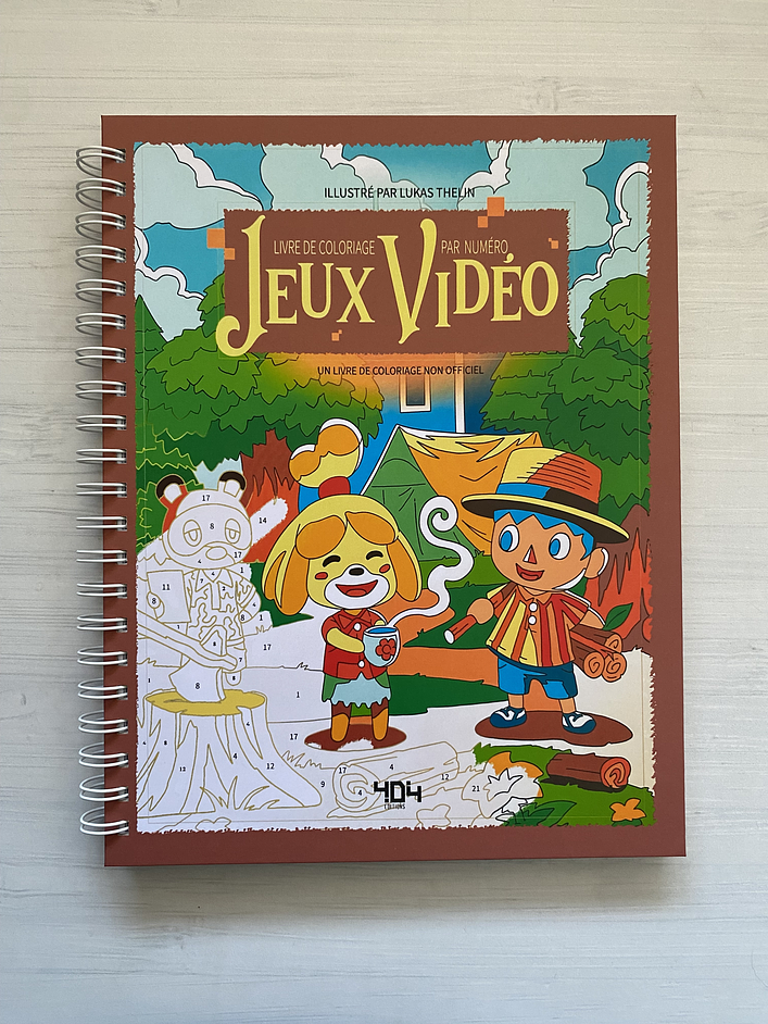 Libro para colorear Videojuegos  1