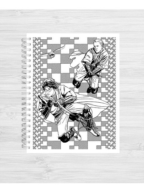 Libro para colorear Harry Potter y su mundo mágico 9