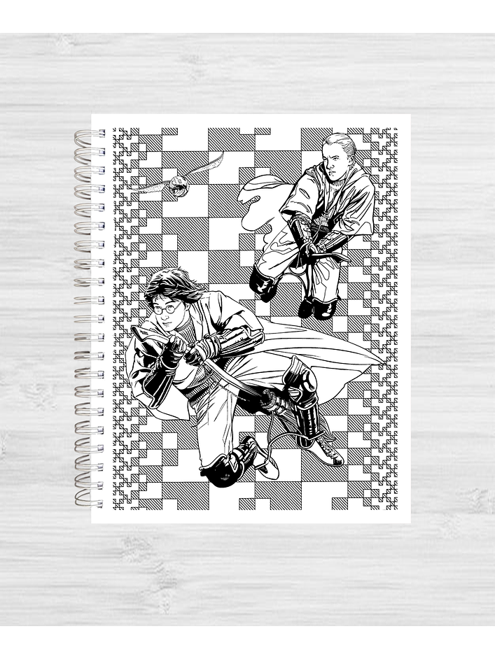 Libro para colorear Harry Potter y su mundo mágico 9