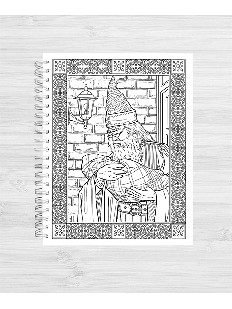 Libro para colorear Harry Potter y su mundo mágico 2
