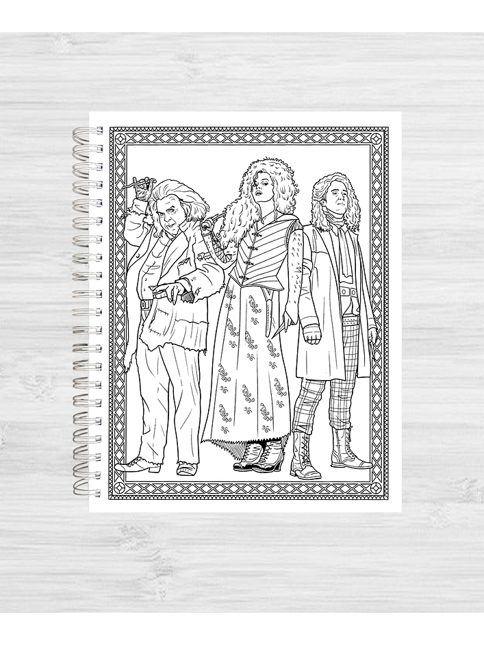 Libro para colorear Harry Potter y su mundo mágico 5