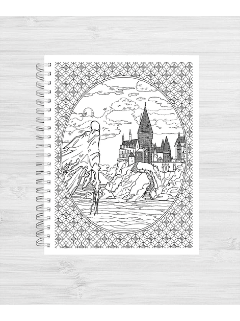 Libro para colorear Harry Potter y su mundo mágico 6