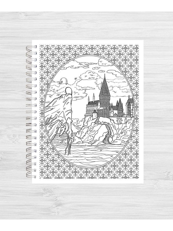 Libro para colorear Harry Potter y su mundo mágico 6