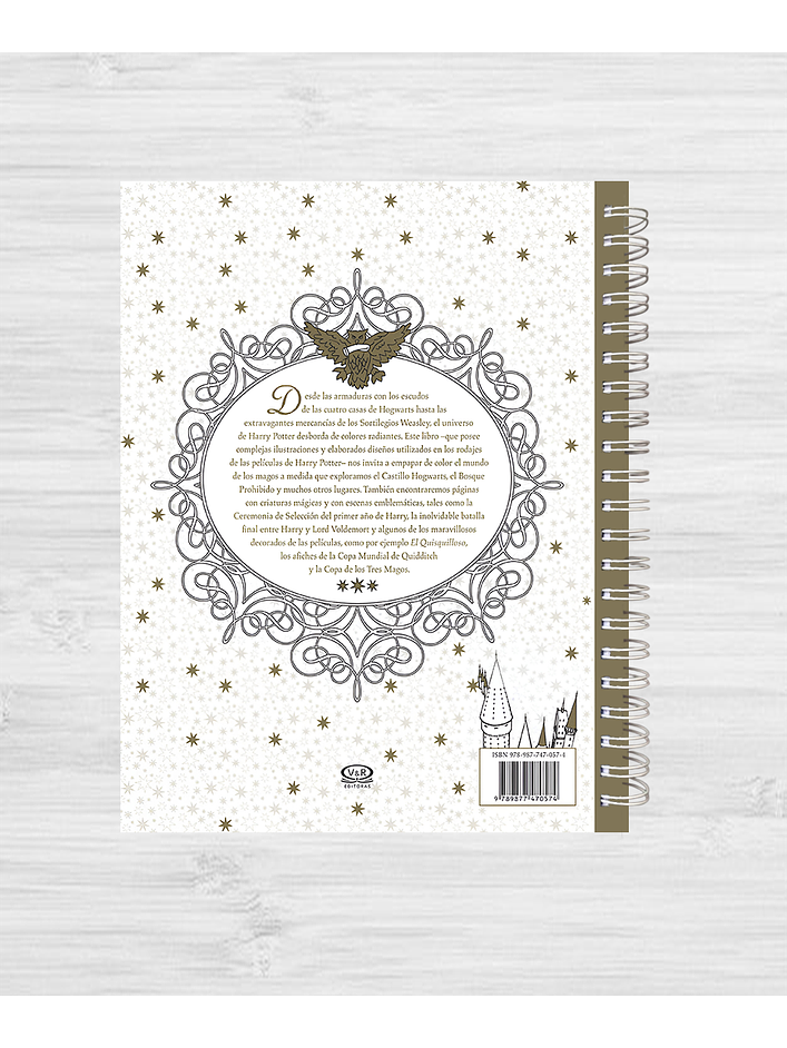Libro para colorear Harry Potter y su mundo mágico 11