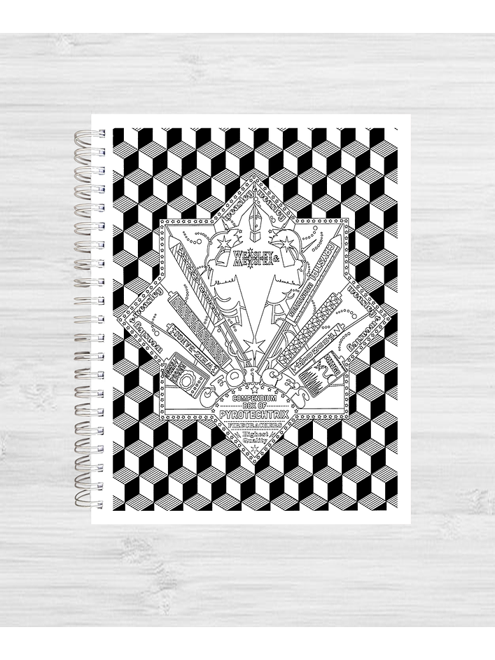 Libro para colorear Harry Potter y su mundo mágico 10