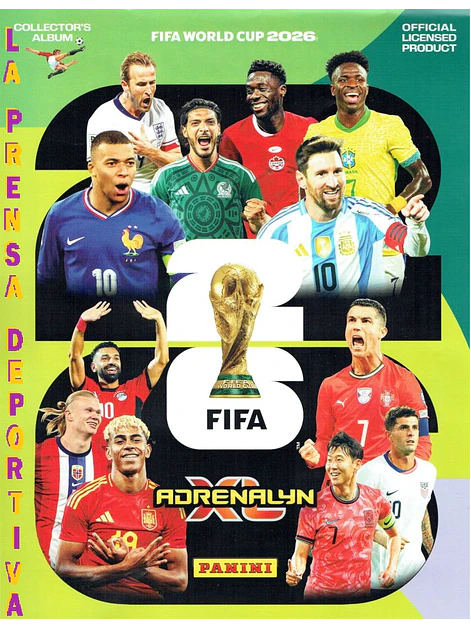 CARTAS Adrenalyn XL FIFA World Cup 2026, Canada / Mexico / USA Panini en PDF 1