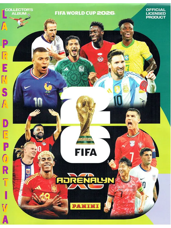 CARTAS Adrenalyn XL FIFA World Cup 2026, Canada / Mexico / USA Panini en PDF 1