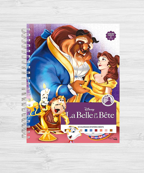 Libro para colorear “La Bella y la Bestia”