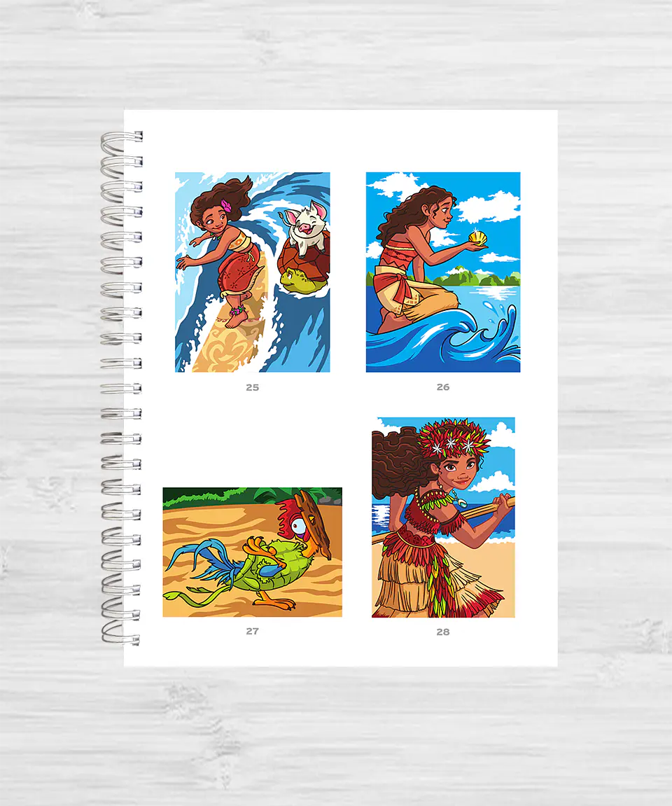 Libro para colorear “Moana” Nueva Edición 7