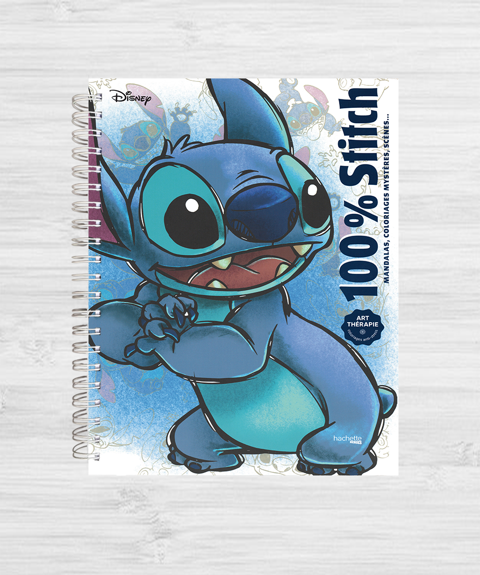 Libro para colorear "STITCH 100%"