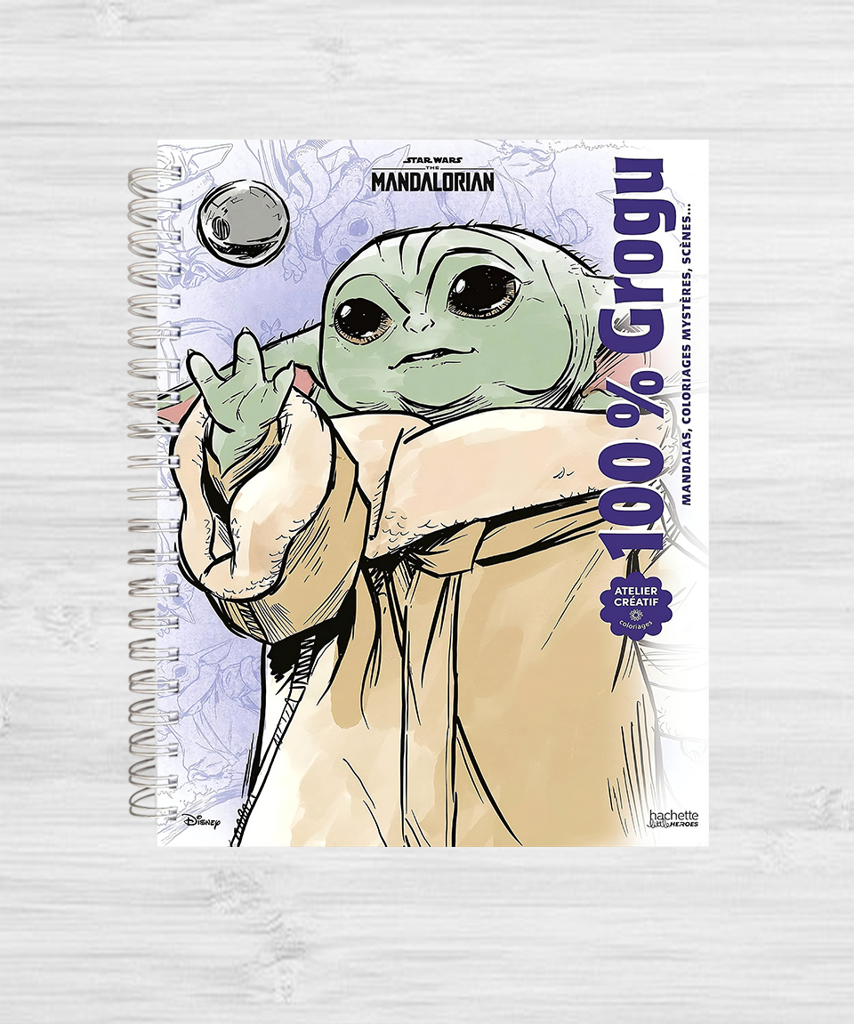 Libro para colorear "GROGU 100%"